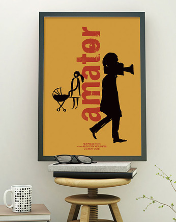 Amator - plakat filmowy, minimalmill
