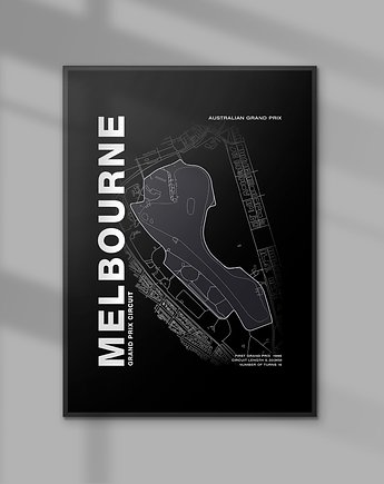 Plakat Tory wyścigowe - Melbourne, Peszkowski Graphic