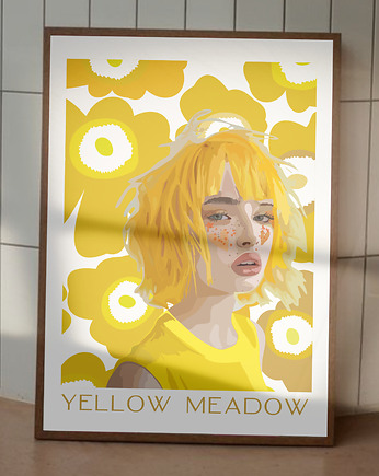 Plakat Yellow Meadow, Project 8