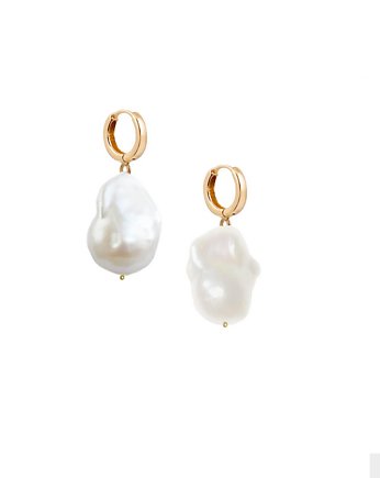 Kolczyki srebrne Baroque Pearl Earrigs, Lile Things