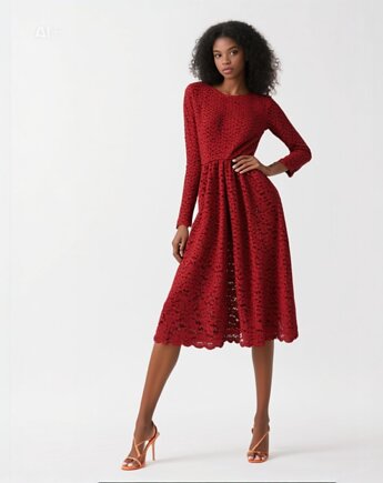 Koronkowa sukienka, NAT FASHION ROOM