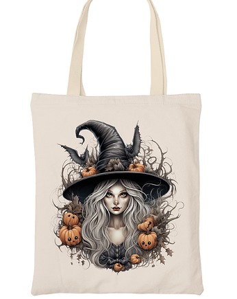 Torba czarownica Halloween wiedźma, EvienArt