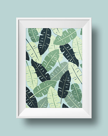 Plakat "LIŚCIE BANANOWCA", Dobry Pomysł Design