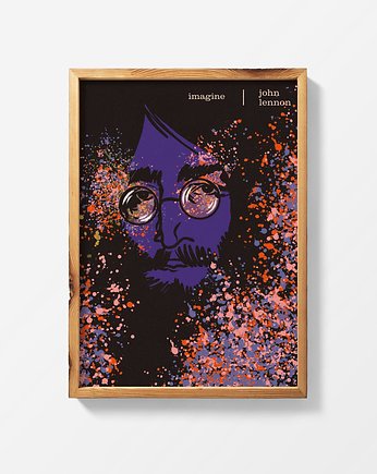 John Lennon x gig poster, Justyna Frąckiewicz