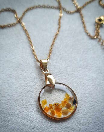 Zawieszka z bursztynem, Figa handmade accessories