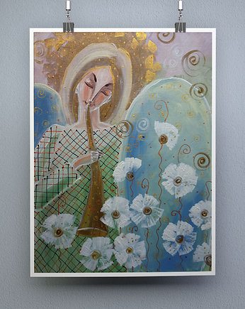 Anielska muzyka. Plakat, 4mara Marina Czajkowska