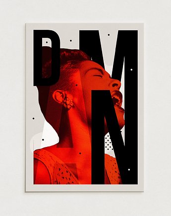 Damn / Oryginalna grafika / poster print / plakat, Alina Rybacka