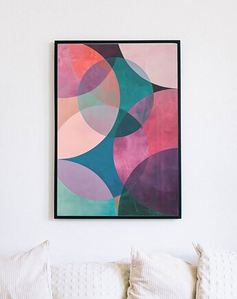 Plakat - Abstract circles 4, Harry Monkey