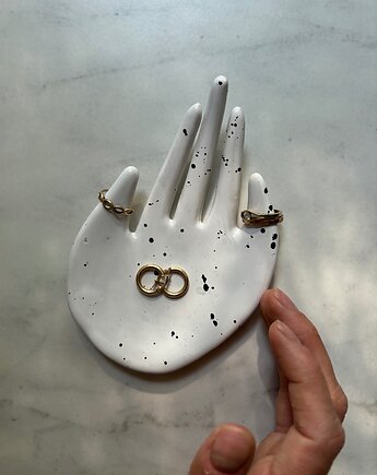 Ceramiczna Łapka Handmade Talerzyk na Biżuterię Dalmatyńczyk, Maison Fragile