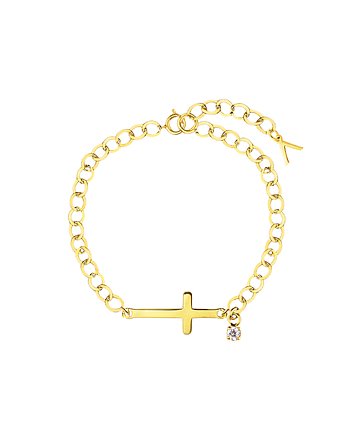 Bransoletka z krzyżykiem Chain Cross, AFRODITTE COLLECTION