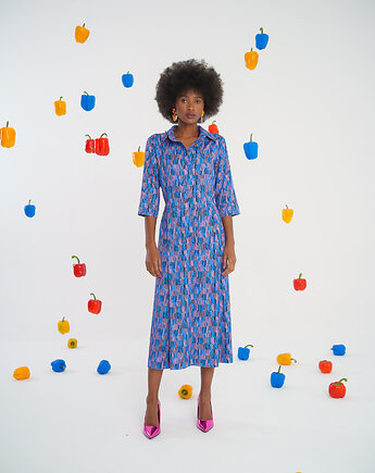 Sukienka Splash Dress róż, Bucle