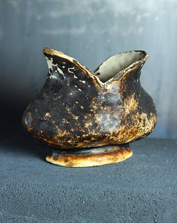 Naczynie ceramiczne "Kwiat nocy", Pracownia Czarny Smok