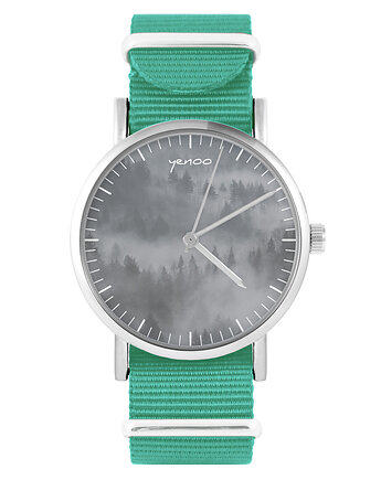 Zegarek -  Wild life - turkusowy, nylonowy, yenoo