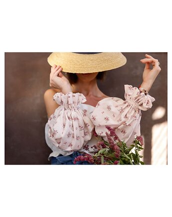 Rękawki bufki bawełniane, Celina Parysów