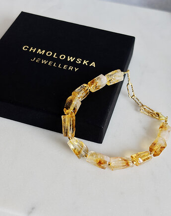 Bransoletka  Cytryn Unikat, Chmolowska Jewellery