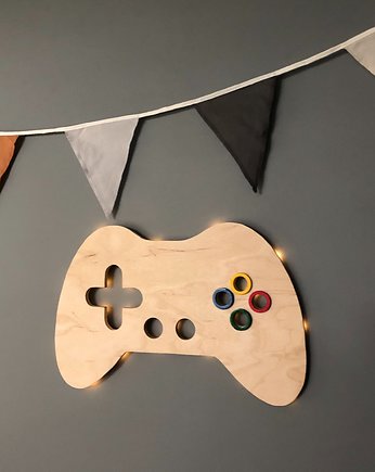 Lampka z drewna Pad, NINKI WOOD