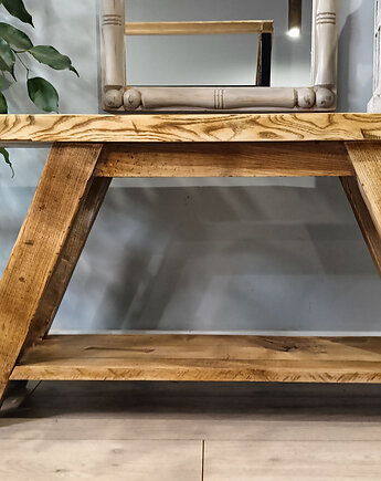 Ławka, siedzisko z litego jesionu Vintage, PiorunowoSzafa