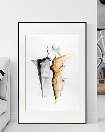 Obraz 50X70 cm wykonany ręcznie, MiniMalArt