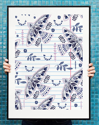 Plakat Skandynawskie ptaki, Project 8