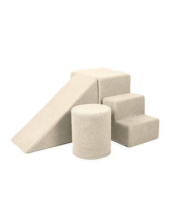 PlaySet Playlo - Beżowy tor przeszkód - Domowy plac zabaw Montesorri, Playlo