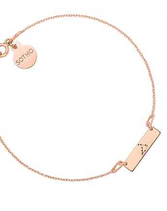 Bransoletka z konstelacją Koziorożca z różowego złota, SOTHO