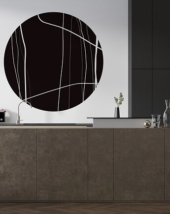 Mural DOTS BLACK FOREST-  okrągła dekoracja ścienna, Ravenart