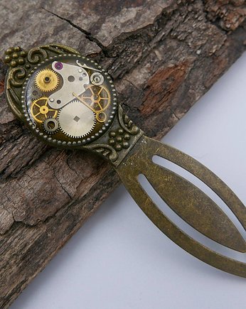 Zakładka do książki - steampunk 25, Zegarynki