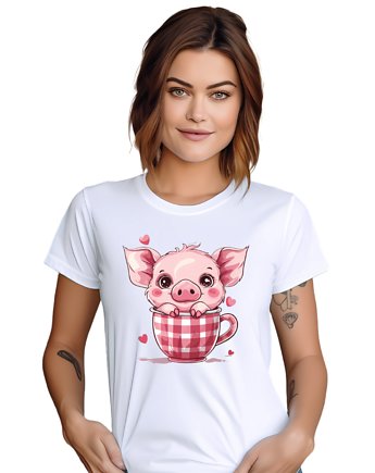 Koszulka świnka t-shirt, EvienArt