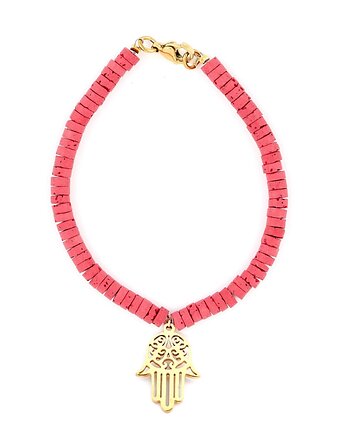 Bransoletka barwiona Lawa wulkaniczna (z zawieszką), Kulka Bransoletki