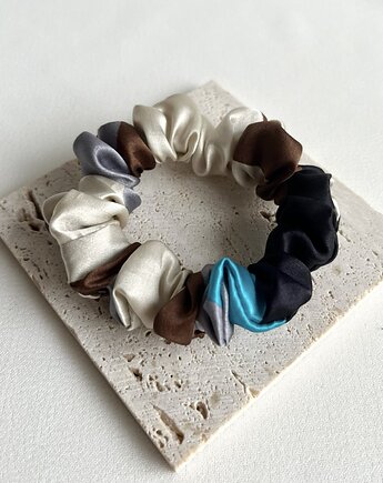 Jedwabna Scrunchie Ivess - mini 8 cm, Volie Line