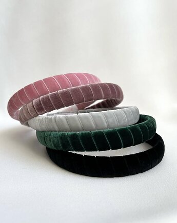 Rogalikowa opaska Bottle Green slim, Volie Line