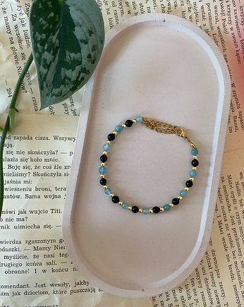 Bransoletka kamienie półszlachetne, Panji Handmade