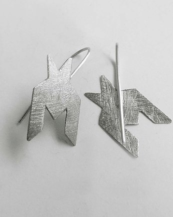 Kolczyki srebrne PEPITKA, Katarzyna Kaminska ART