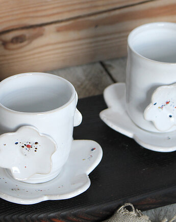 "Przedwiośnie" - 2 filiżanki z kwiatuszkiem, Studio Mini Forma