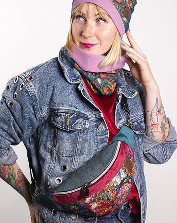 Różowa nerka damska z korka handmade RÓŻANA AURA, Co Tu Się Kroi