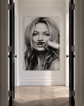 Kate Moss - obraz na płótnie lub plakat, Dekoracje PATKA Patrycja Kita