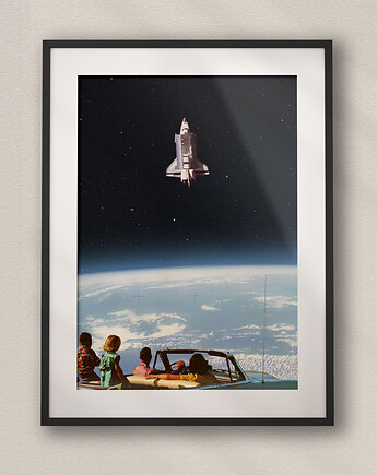 Plakat Trip - Kolaż Fine Art, DAPIDOKA