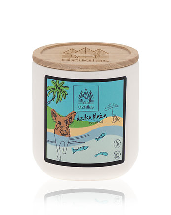 Świeca rzepakowa 180 ml - Dzika plaża, Dzikilas