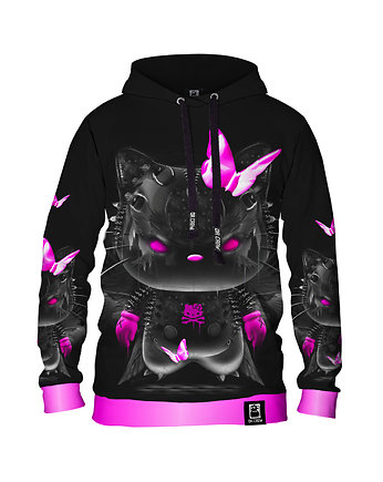 Męska Bluza z kapturem DR.CROW Kitty Punk, DrCrow