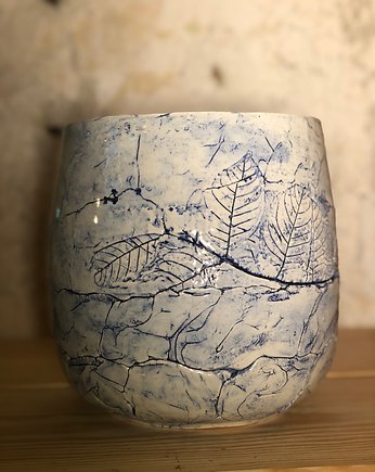 Osłonka na doniczkę, Blue Ceramic