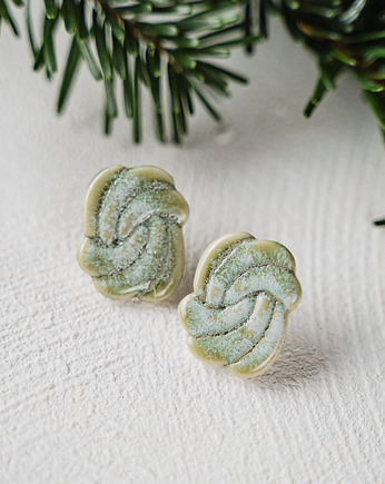 Kolczyki porcelanowe BASIL, rękoczyny