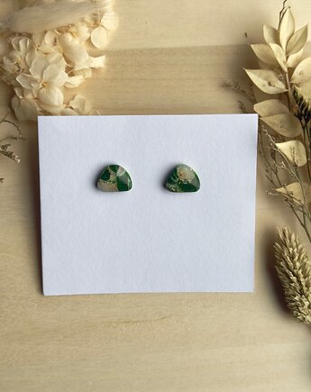 Kolczyki świąteczne - Kamień, freska