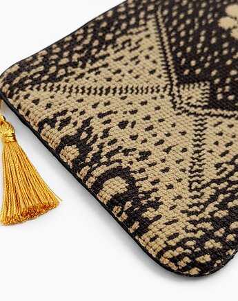 Mniejsza kosmetyczka z tkaniny PRL, kapotka