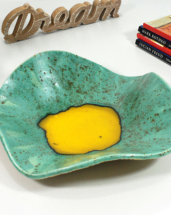 Misa ceramiczna turkusowa laguna, 10FingersArt