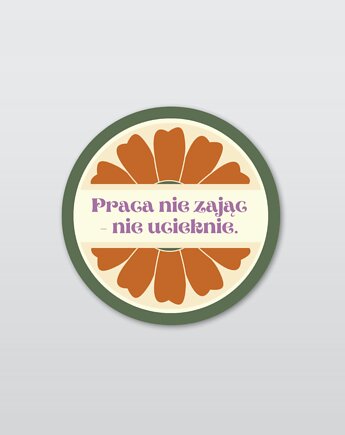 Naklejka na laptop, praca nie zając, DODUMU