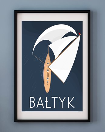 Plakat BAŁTYK, A. W. WIĘCKIEWICZ