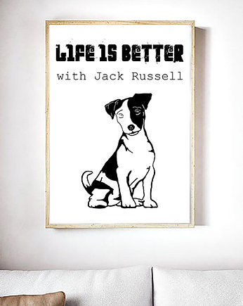Plakat/rysunek "Jack Russell", mamam