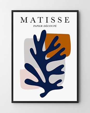 Plakat Matisse  Navy Blue Leaf, HOG STUDIO