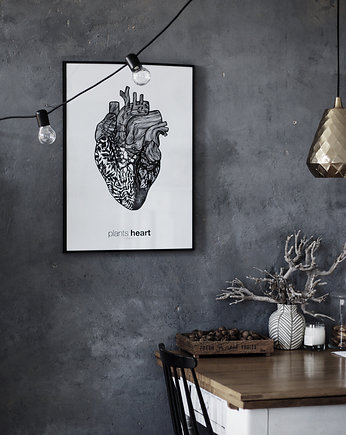 Plants heart 50x70 cm, Margo Hupert