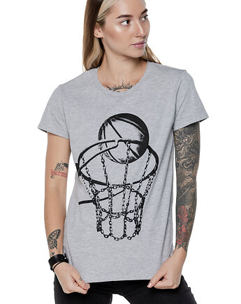 T-shirt damski UNDERWORLD Streetball szary, UNDERWORLD